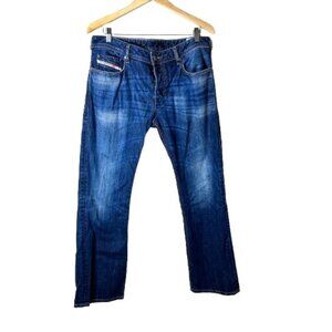 DIESEL Men's Denim Zatiny Regular Bootcut W34 x L32 Jeans Distressed